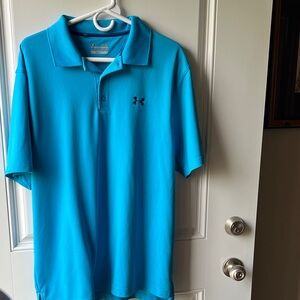 Under Armour Men's Vibrant Blue Polo